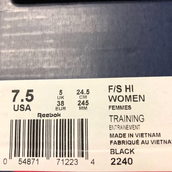 REEBOK WOMEN'S   FREESTYLE HI CASUAL SHOES 7.5 NIB