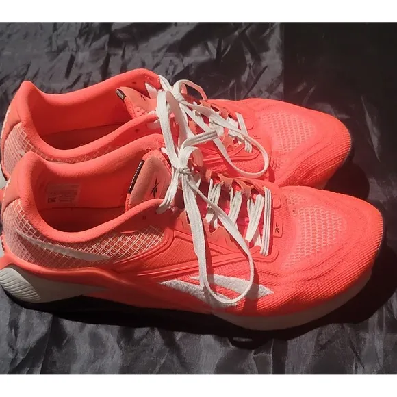 Reebok Womens Nano X2 Pink Running Shoes Sneakers Size 9