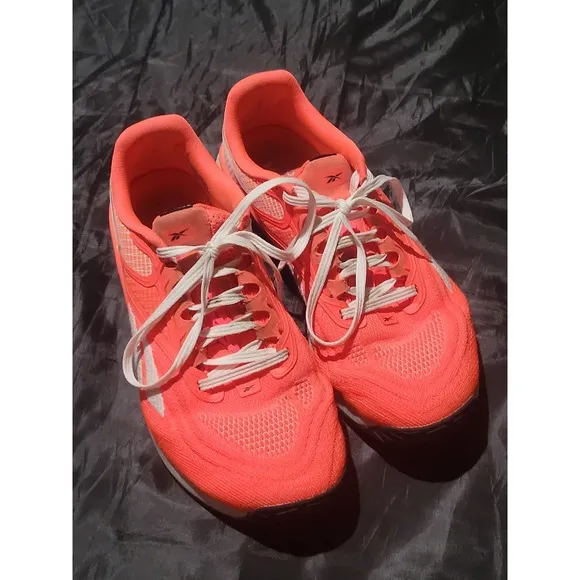 Reebok Womens Nano X2 Pink Running Shoes Sneakers Size 9