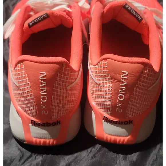 Reebok Womens Nano X2 Pink Running Shoes Sneakers Size 9