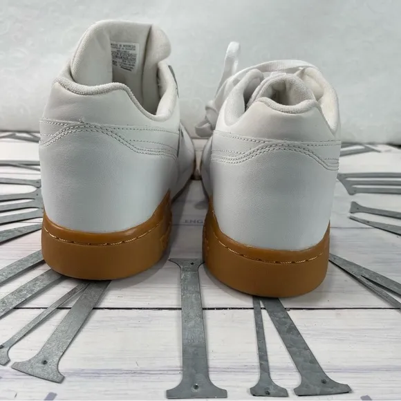Reebok Workout Plus White, Carbon Leather Mens Running Trainers Shoes CN2126 New