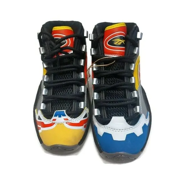 Reebok x Power Rangers Mens Size 7 Question Mid Megazord Allen Iverson GY0588