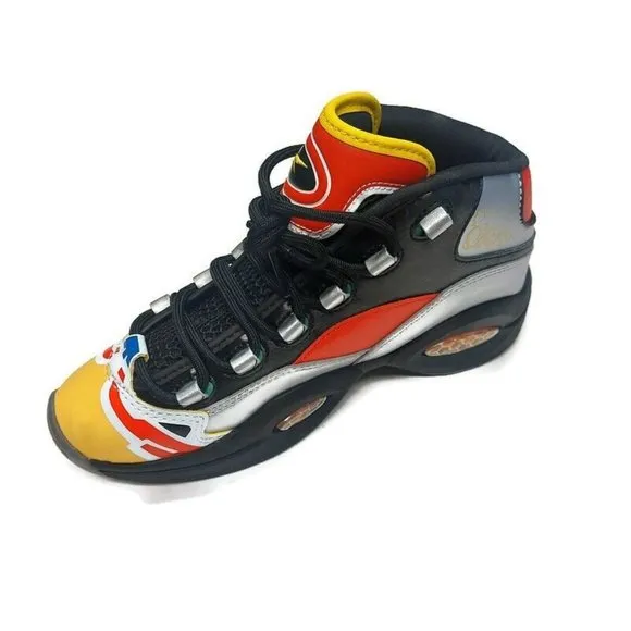 Reebok x Power Rangers Mens Size 7 Question Mid Megazord Allen Iverson GY0588