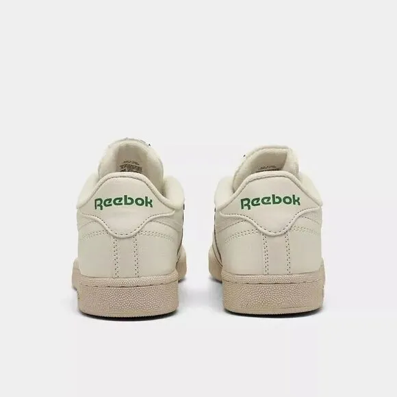 Reebok Club C GY7470 Sneaker Big Kids Chalk Leather Lace Up Casual Shoes NR7679