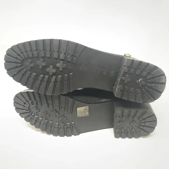 Renvy Joe Sport Black Suede Double Zip Boots