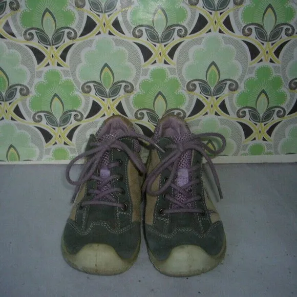Ricosta Pepino Beige Gray Purple Sneaker  Size 7.5