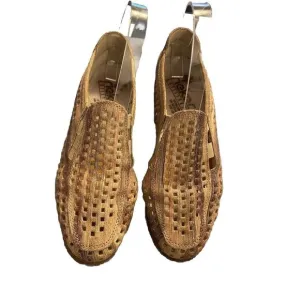 Rieker Antistress Leather Shoes Waffle Mesh Women’s Sz 6.5 Earth Tones