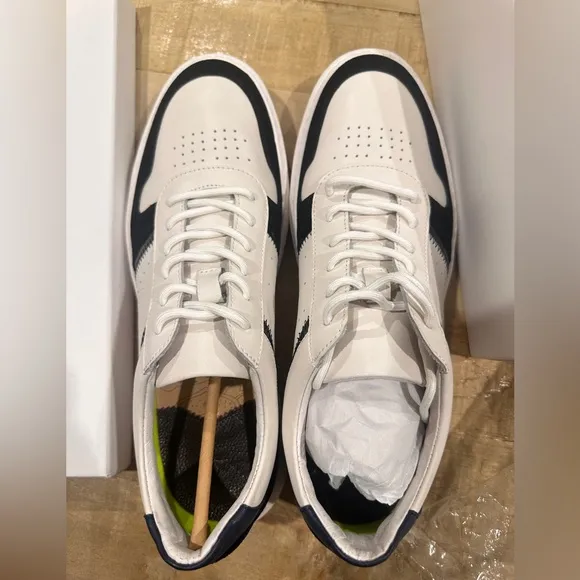 Robert Graham Nazare colorblock leather sneakers new in box
