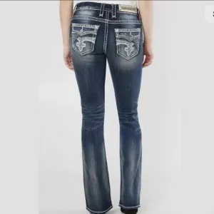 Rock Revival Easy Boot Cut Bling Stretch Jeans NEW