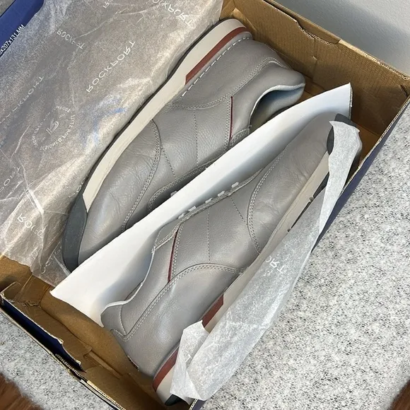 Rockport 7200 Plus Grey Gris Walking Shoes NIB
