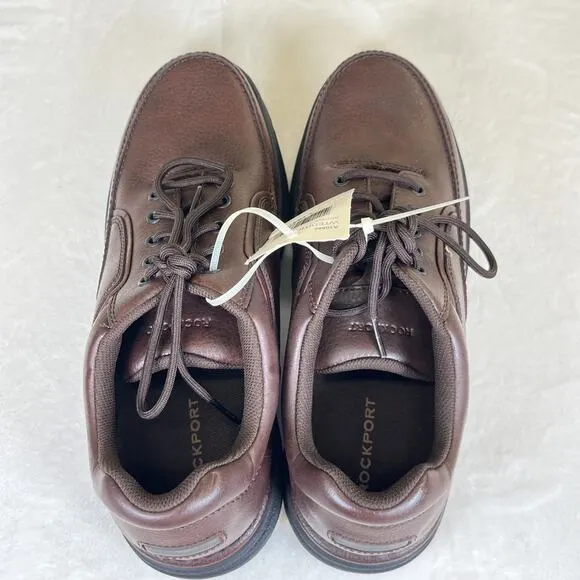Rockport WT Classic Mens Brown Leather Shoes - 11M A10889 Benefits Charity