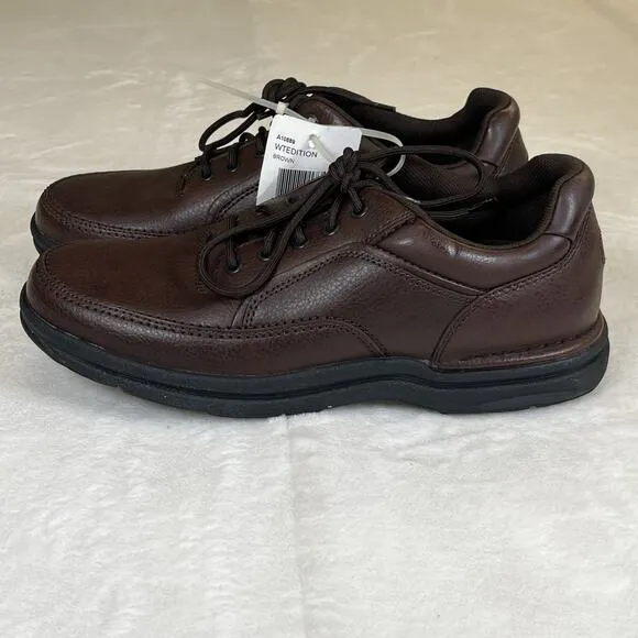 Rockport WT Classic Mens Brown Leather Shoes - 11M A10889 Benefits Charity