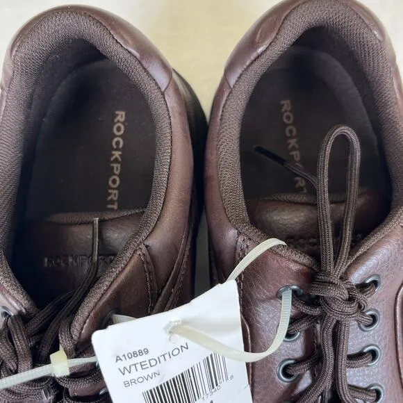 Rockport WT Classic Mens Brown Leather Shoes - 11M A10889 Benefits Charity