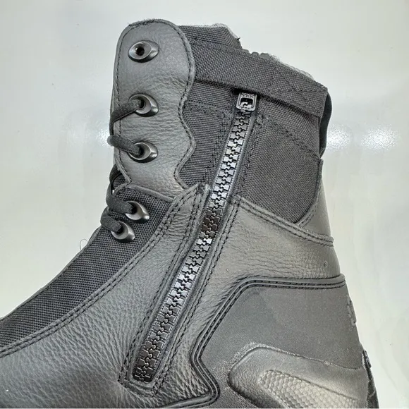 Rocky 1st Med Carbon Fiber Toe Side-Zip Waterproof Black Boots Men’s Size 9.5 W