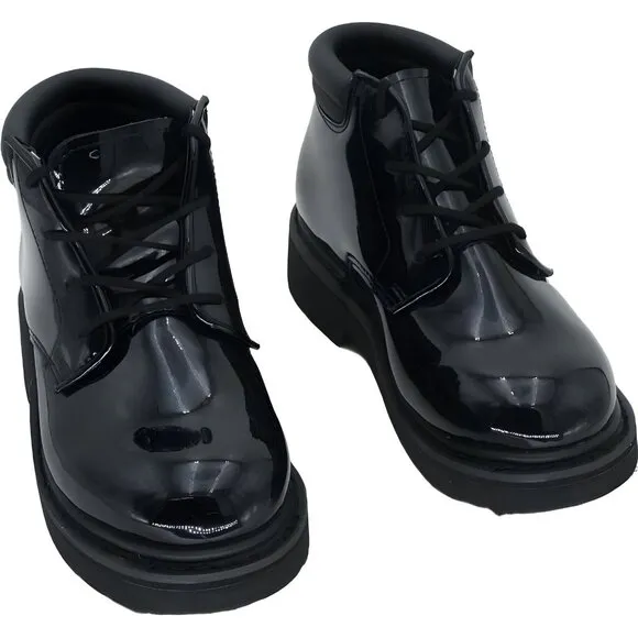 Rocky High Gloss Leather Chukka Boots - Size 4M