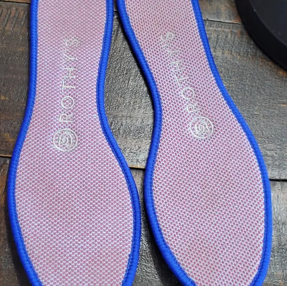 Rothy's 6 Amethyst Metallic Herringbone Loafers EUC