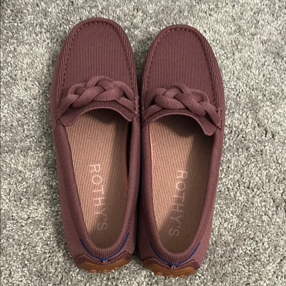 Rothy's The Braid Driver Mauve RARE