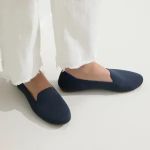 Rothy’s The Loafer Slip On Flat Shoes Navy Blue Size 6.5