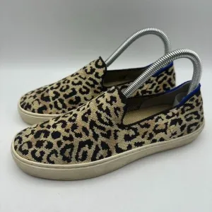 Rothys The Loafer Spot Slip On Leopard Animal Print Sneaker‎ Size 7 Cheetah