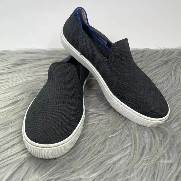 Rothy's The Original Sneaker Black Size 7 Slip On Shoes