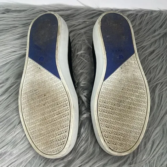Rothy's The Original Sneaker Black Size 7 Slip On Shoes