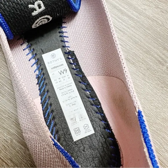 ROTHY’S The Point Blush Pink Ballet Flats