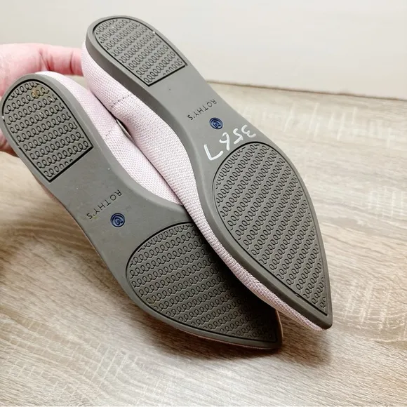 ROTHY’S The Point Blush Pink Ballet Flats