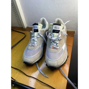 RUN OF Mens Shoes Fashion Sneakers Cream Size US 10 EU 40