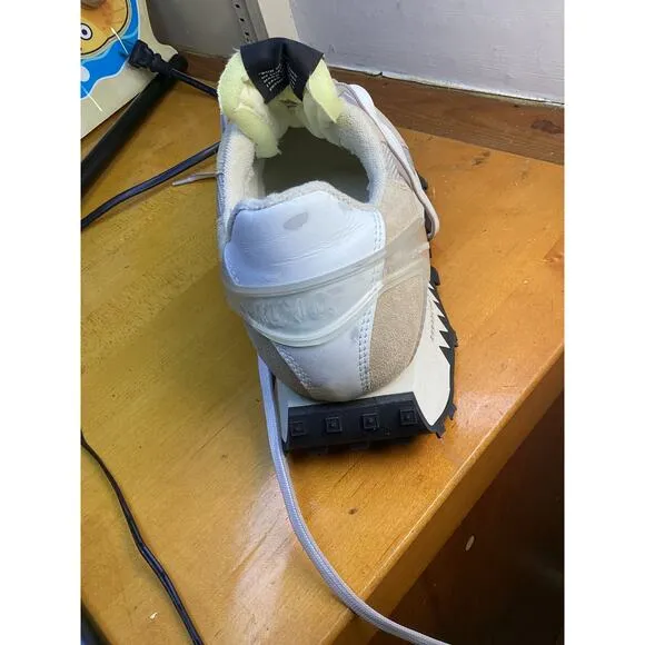 RUN OF Mens Shoes Fashion Sneakers Cream Size US 10 EU 40