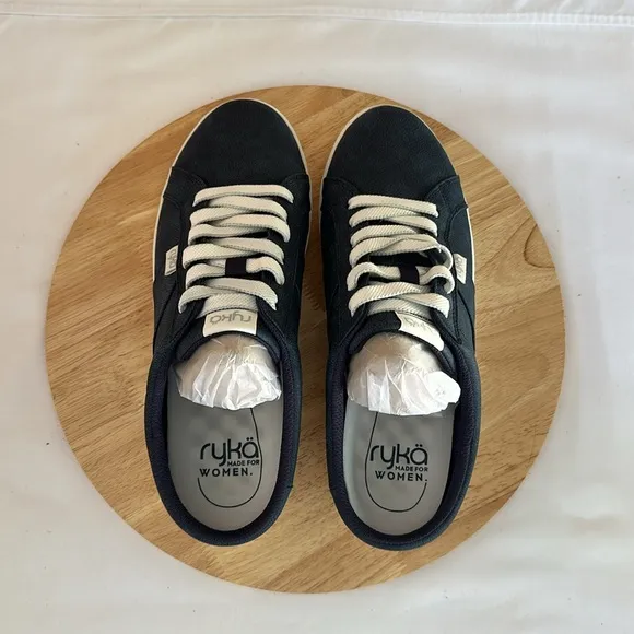 Ryka Fixed Lace Sneaker Mules - Viv Classic Mule blue