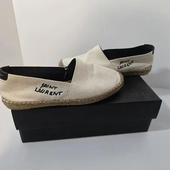 Saint Laurent Beige Espadrilles