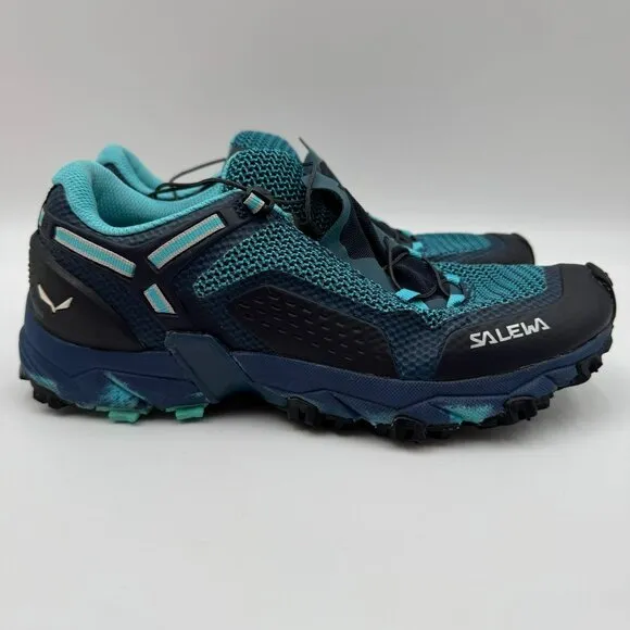 Salewa Ultra Train 2 Womens Hiking Trail Shoes Size 7 Capri/Poseidon Durable