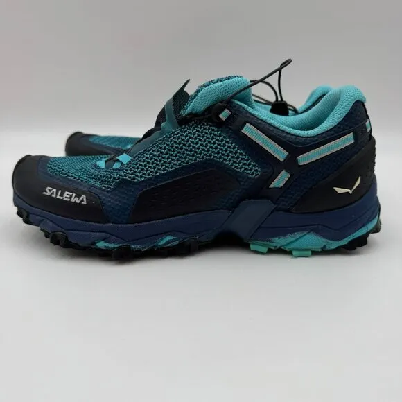 Salewa Ultra Train 2 Womens Hiking Trail Shoes Size 7 Capri/Poseidon Durable