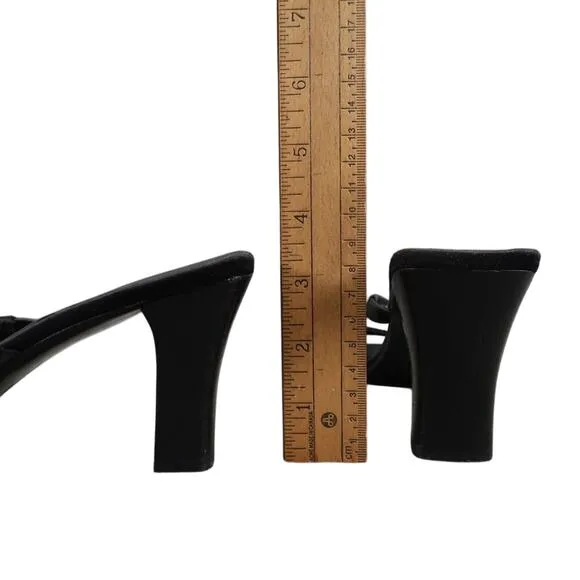 Salvatore Ferragamo Shoes Women 10 Pump Sandal Square Toe Formal Fashion Classic