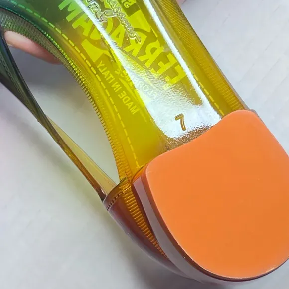 Salvatore Ferragamo Vara Rainbow Jelly Flats