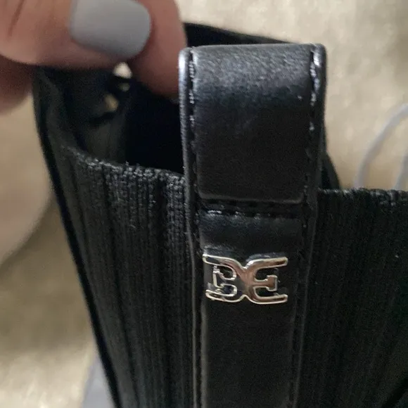 Sam Edelman black combat boots