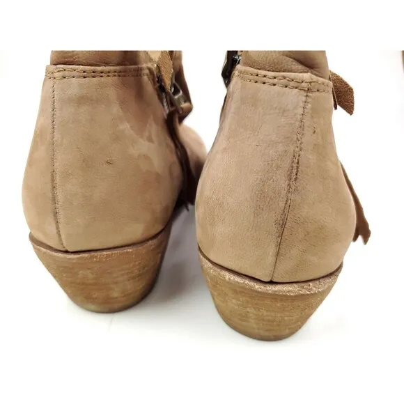 Sam Edelman - Packer Suede Leather Ankle Boots Deep Saddle Women's Size US 10 M