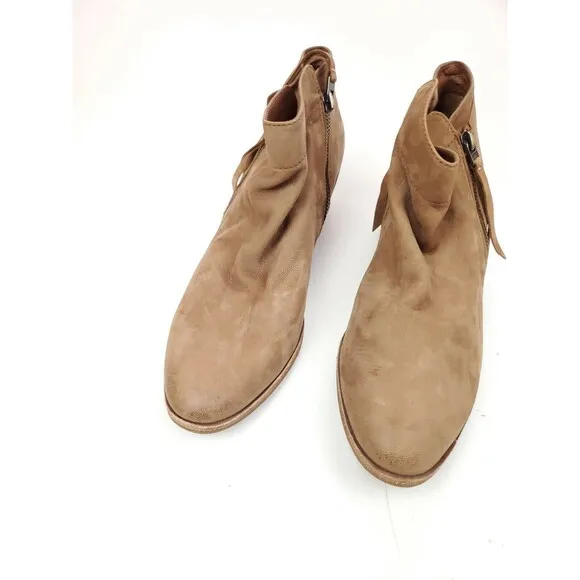 Sam Edelman - Packer Suede Leather Ankle Boots Deep Saddle Women's Size US 10 M