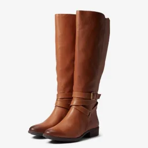 SAM EDELMAN Pansy Leather Knee Boots