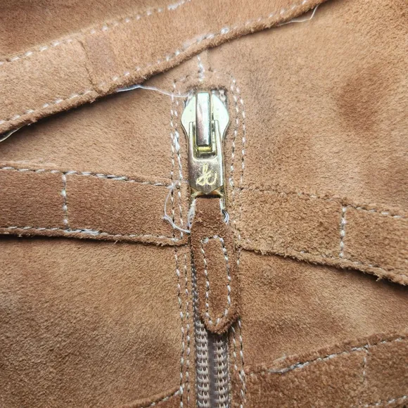 Sam Edelman Sable Boots in Camel Suede