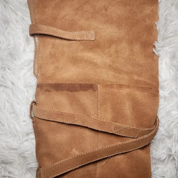 Sam Edelman Sable Boots in Camel Suede