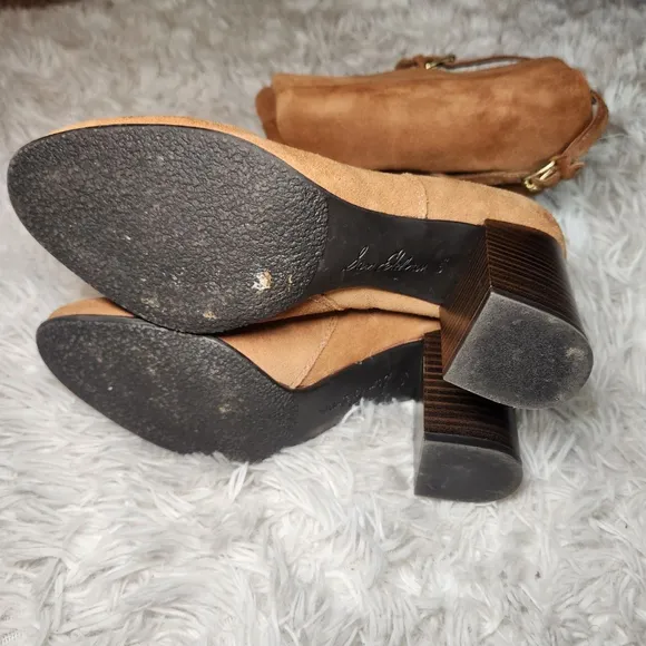 Sam Edelman Sable Boots in Camel Suede