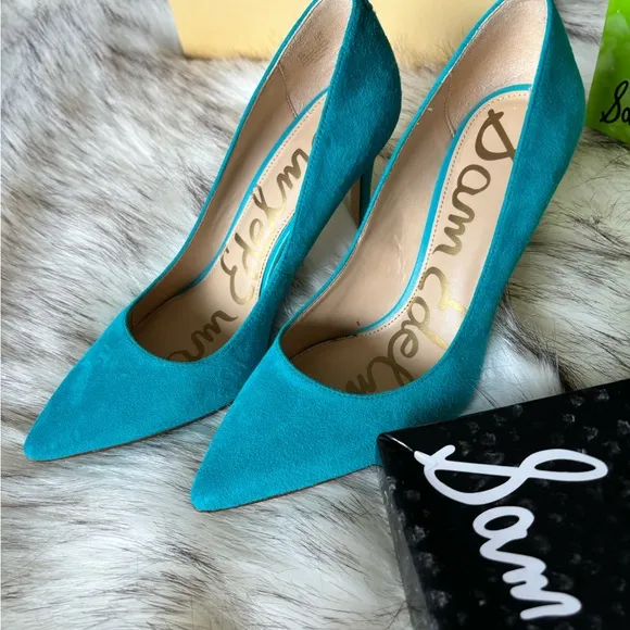🎁SAM EDELMAN Suede leather shoe 3.75” high heels size 6 by Sam Edelman 🎁