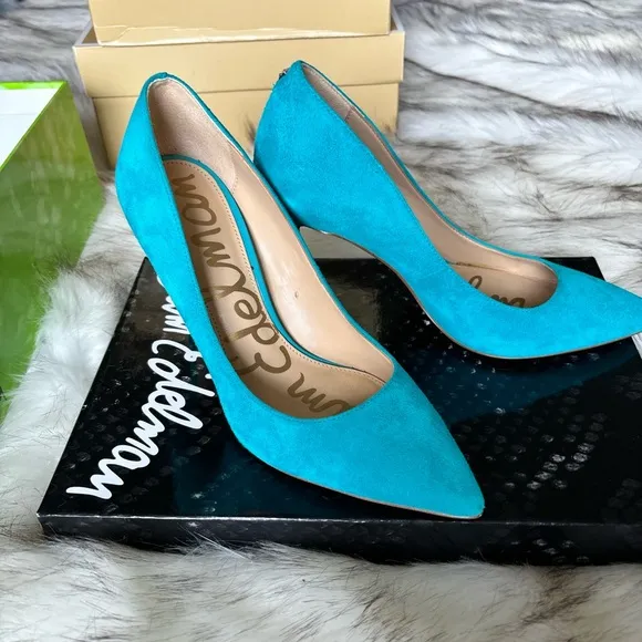🎁SAM EDELMAN Suede leather shoe 3.75” high heels size 6 by Sam Edelman 🎁