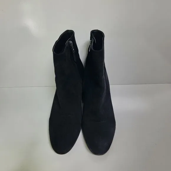 Sam Edelman Taye Black Suede Ankle Boots Size 9M