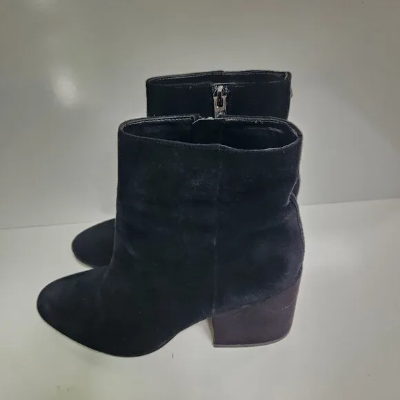 Sam Edelman Taye Black Suede Ankle Boots Size 9M