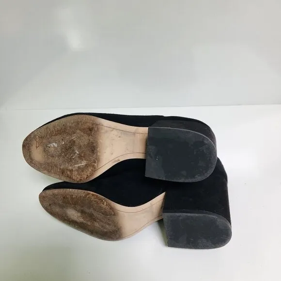 Sam Edelman Taye Black Suede Ankle Boots Size 9M