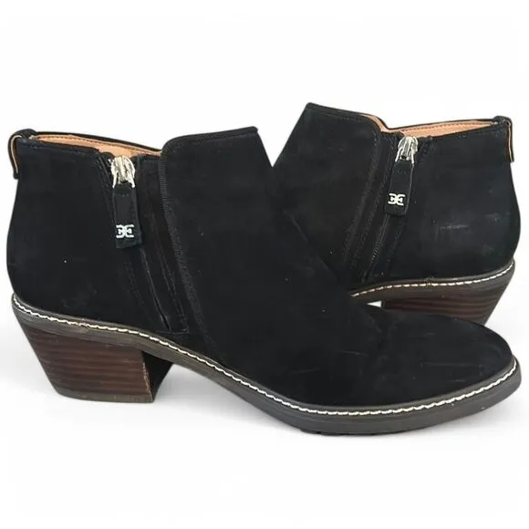 Sam Edelman Weatherproof‎ Pryce Black Suede Bootie 8