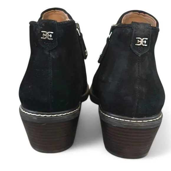 Sam Edelman Weatherproof‎ Pryce Black Suede Bootie 8