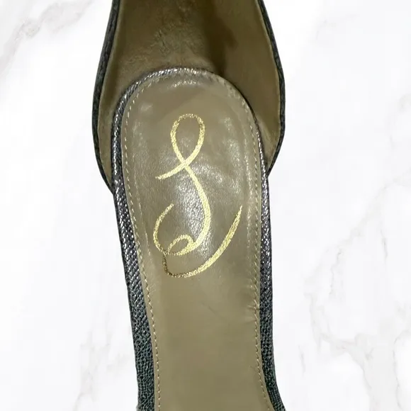 Sam Edelman Women’s Metallic Yaro Heeled Strappy Sandal,‎ Size 7